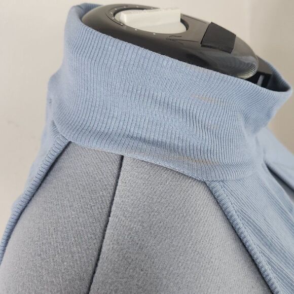 Wayf Mock Neck Midi Halter Dress Size XL Slate - Picture 13 of 13